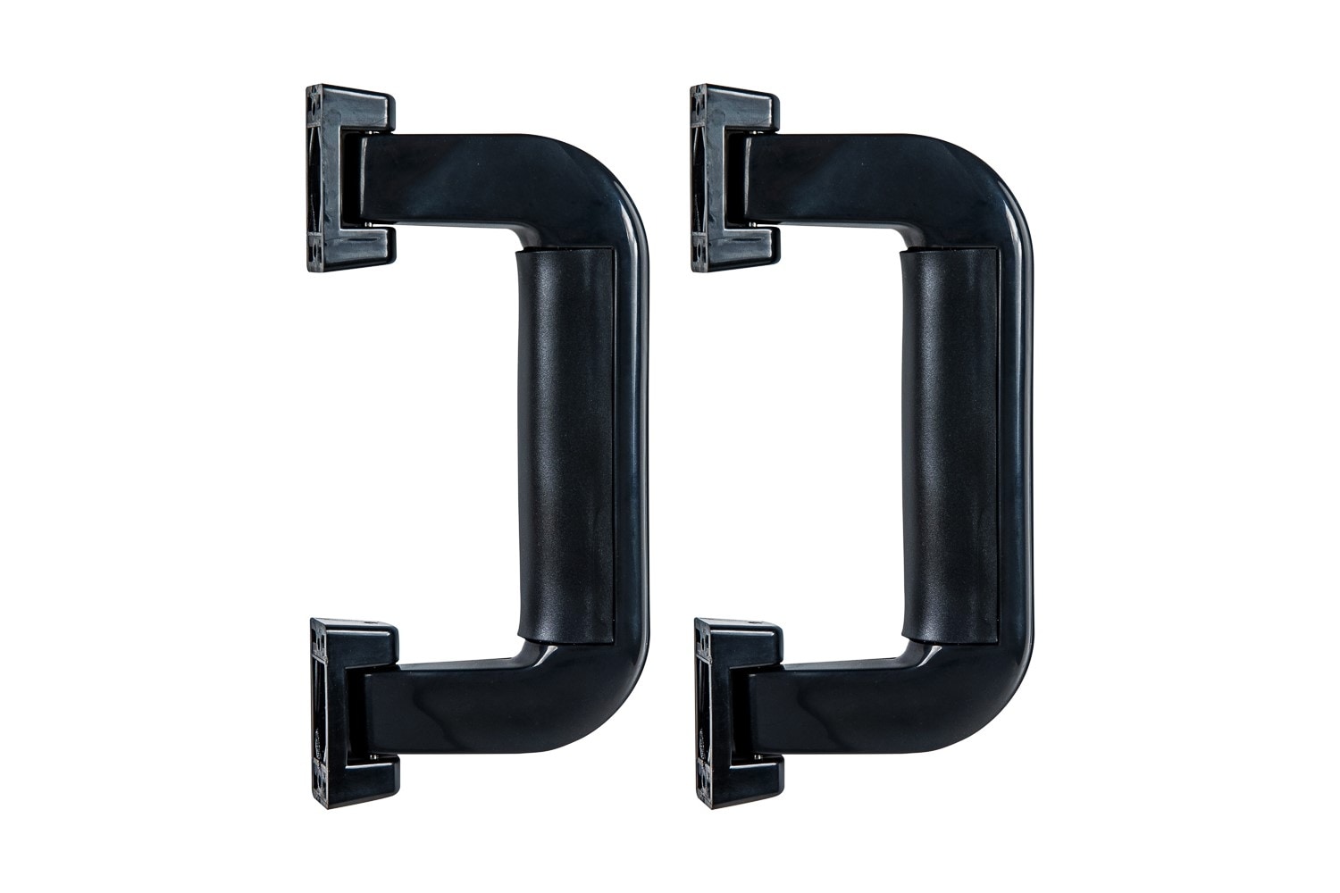 HMF 14971-02 Koffergriff, Tragegriff aus Kunststoff, 2 St&uuml;ck, 16,5 x 7,5 cm, Schwarz - Bild 1