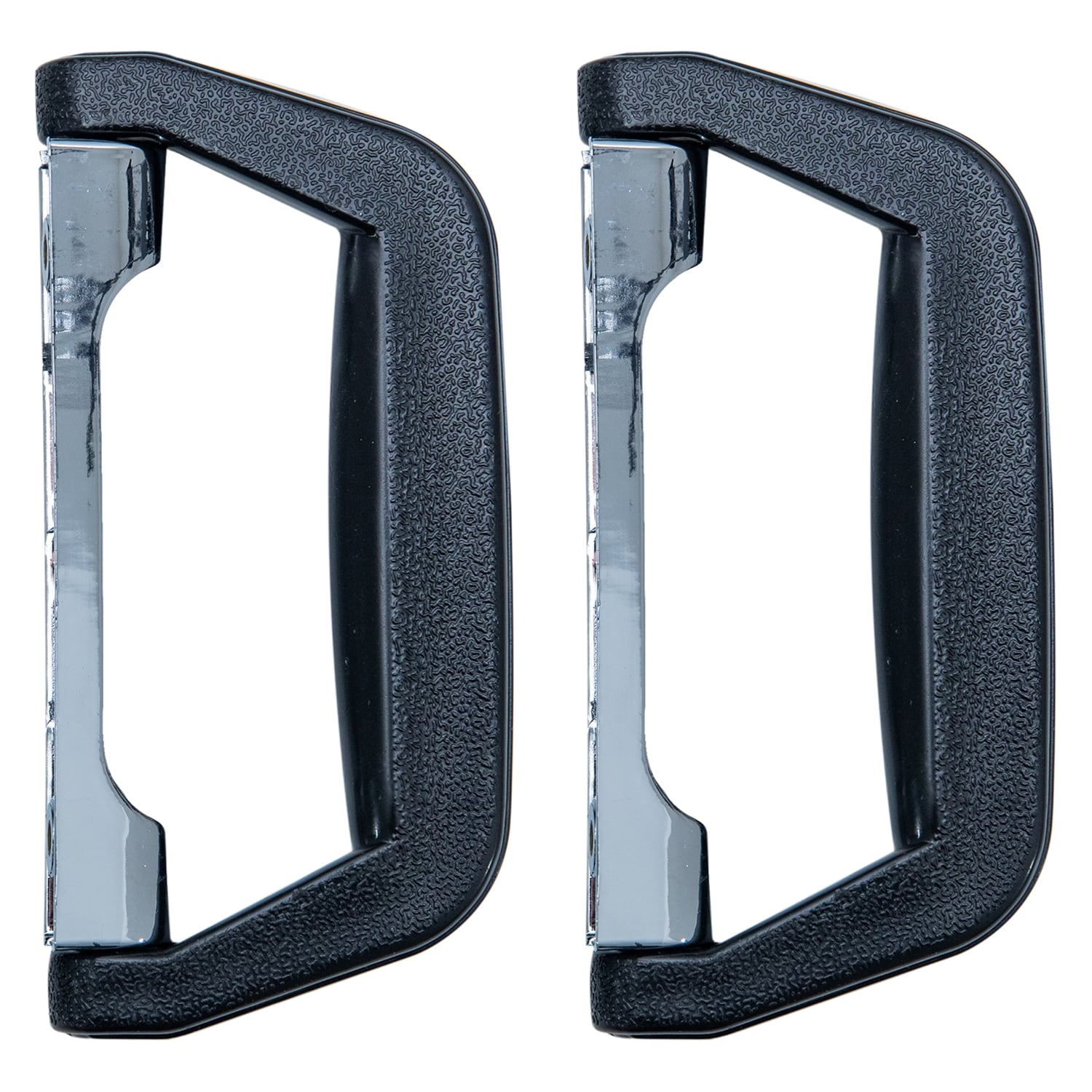 HMF 14973-02 Koffergriff, Tragegriff aus Kunststoff, 2 St&uuml;ck, 14 x 7 cm, Schwarz - Bild 1