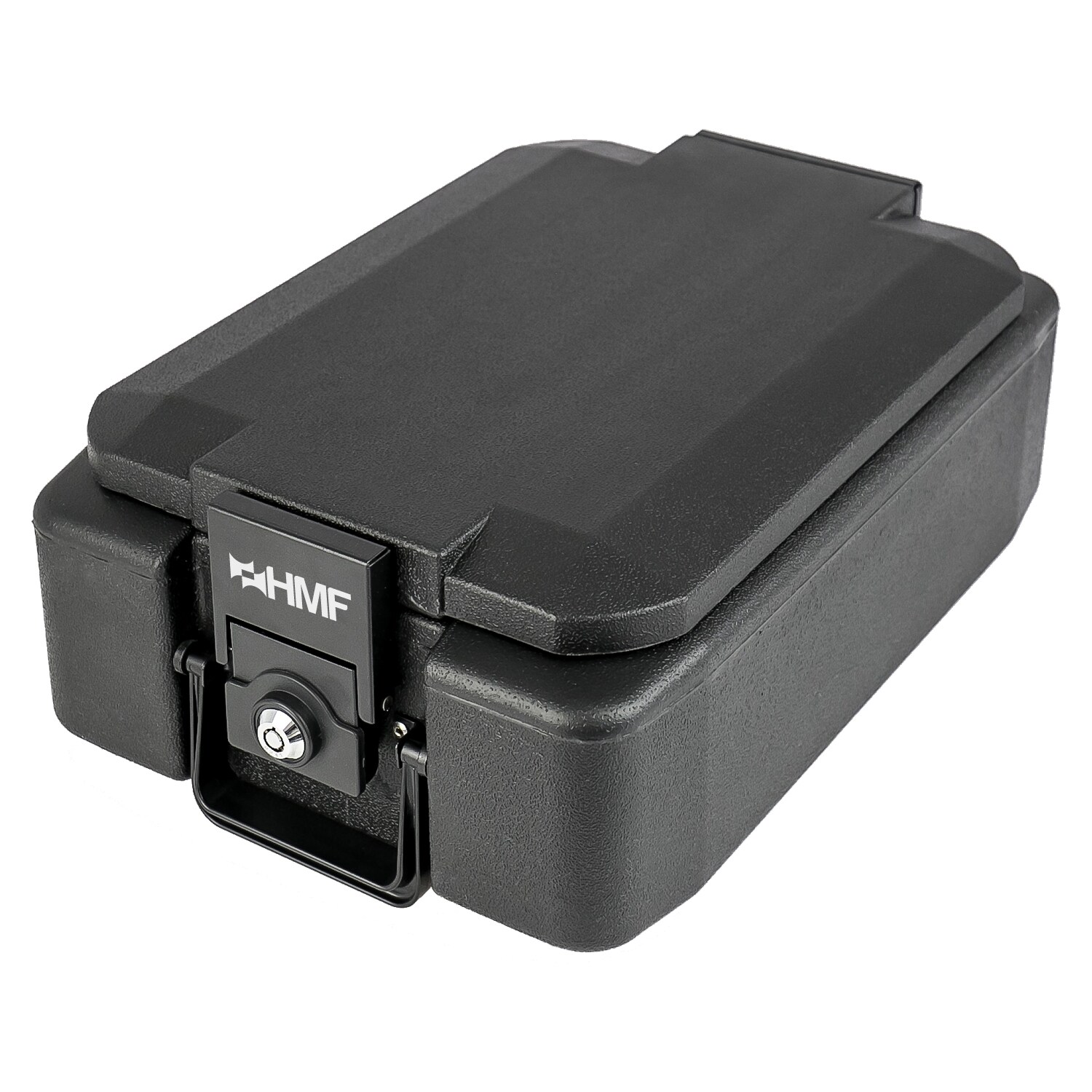 HMF 250442 Feuerfeste Geldkassette abschließbar, DIN A4, 41 x 28 x 15,5 cm, Schwarz | 04010537254421