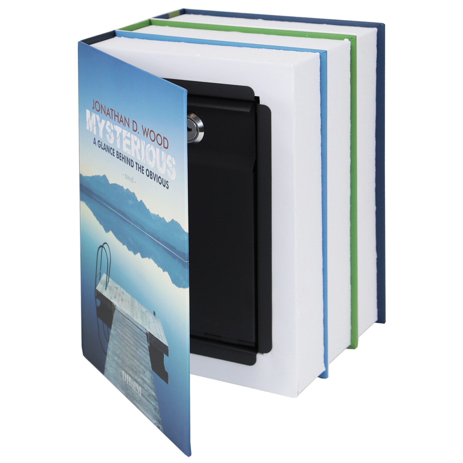 HMF 4312202 Buchtresor Geldkassette XL, 22 x 15 x 13 cm - Bild 1