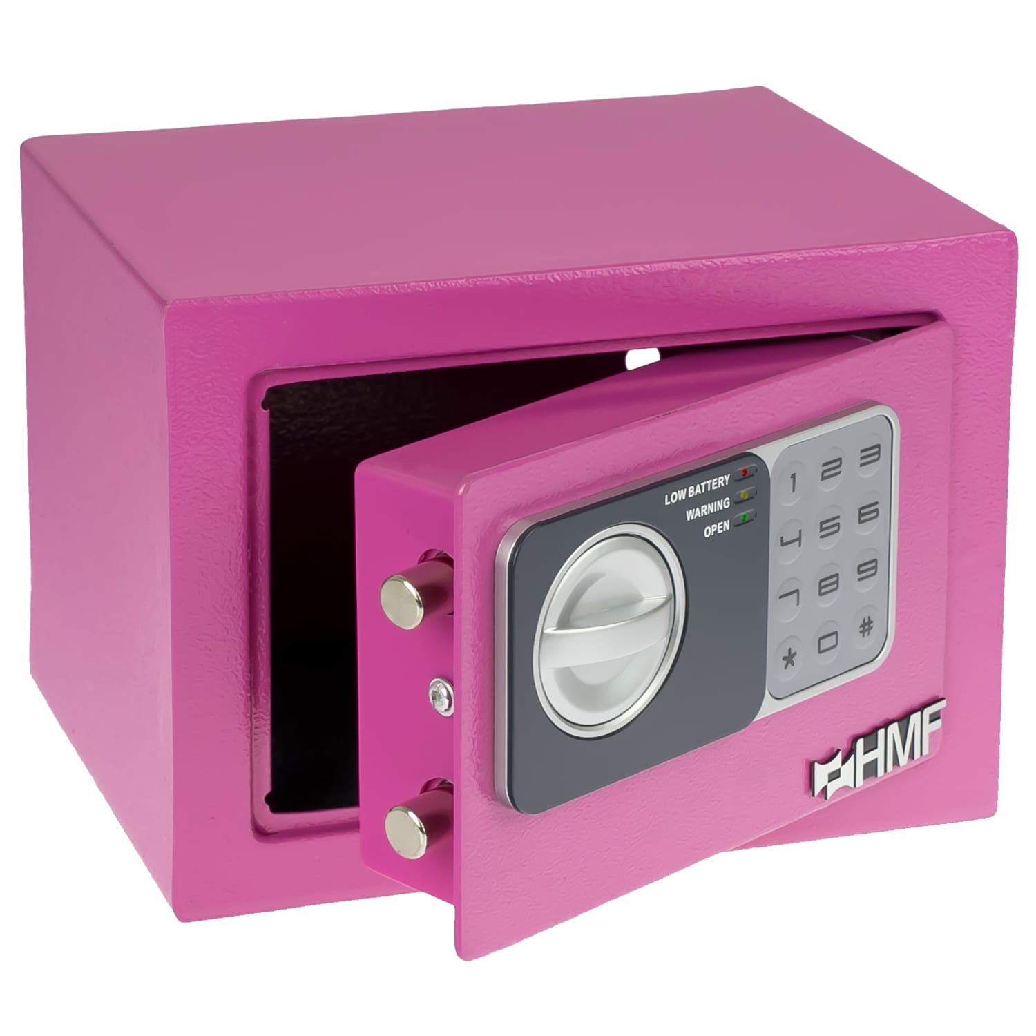 HMF M&ouml;beltresor, Tresor mit Elektronikschloss, 23 x 17 x 17 cm, Pink - Bild 1