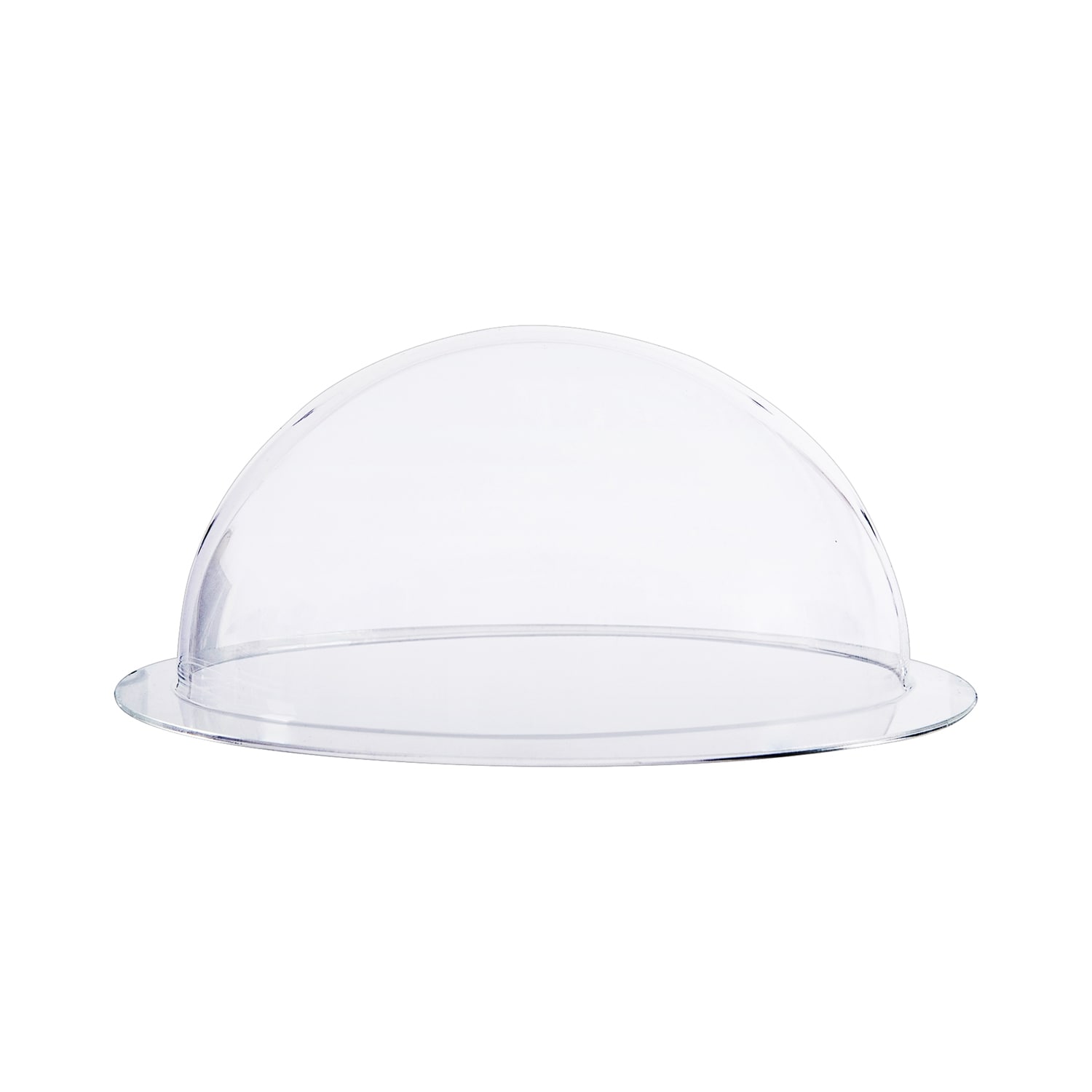 HMF 46728 Halbkugel aus Acryl mit Krempe, DIY Acrylhaube, &Oslash; 28 cm, Transparent - Bild 1
