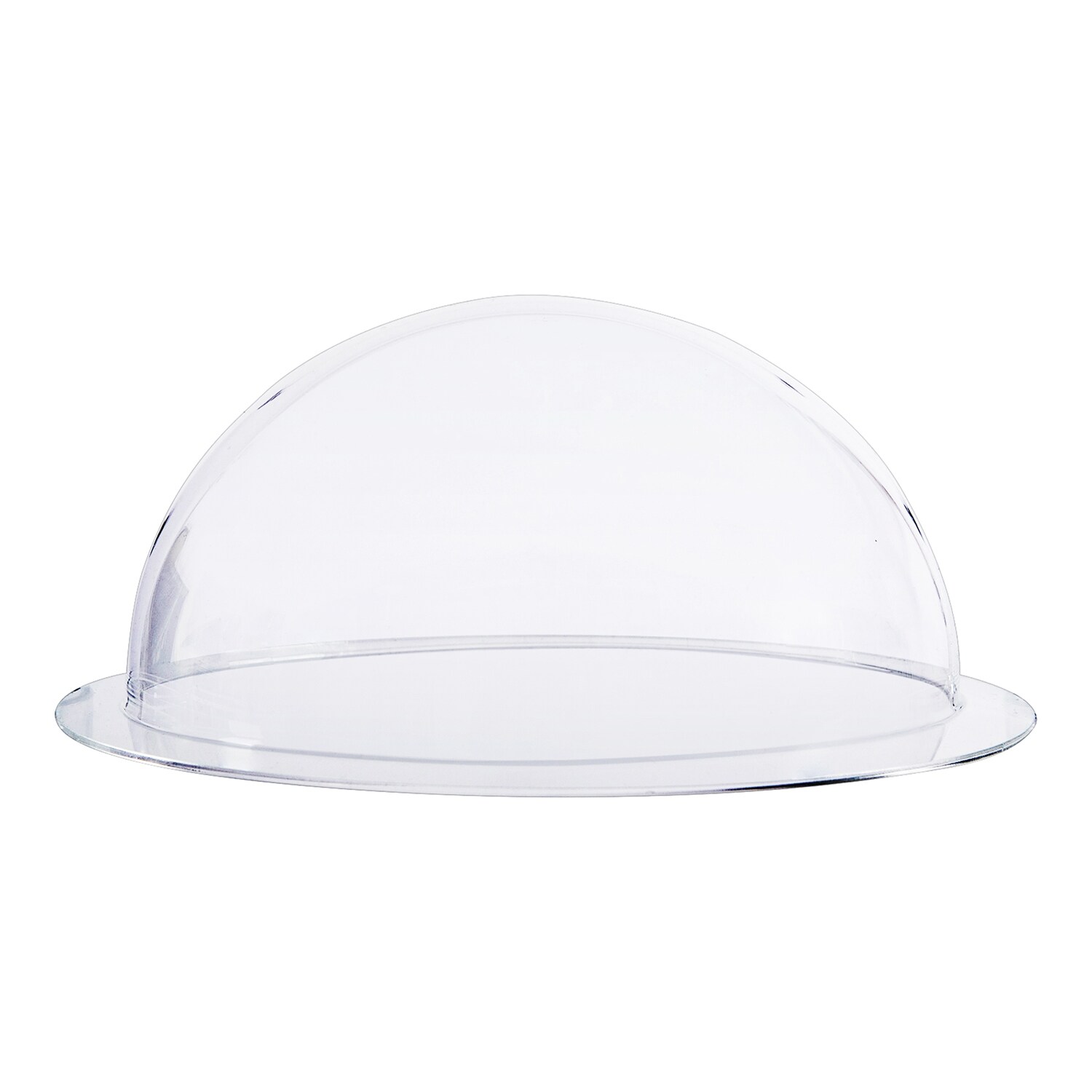 HMF 46735 Halbkugel aus Acryl mit Krempe, DIY Acrylhaube, &Oslash; 35 cm, Transparent - Bild 1