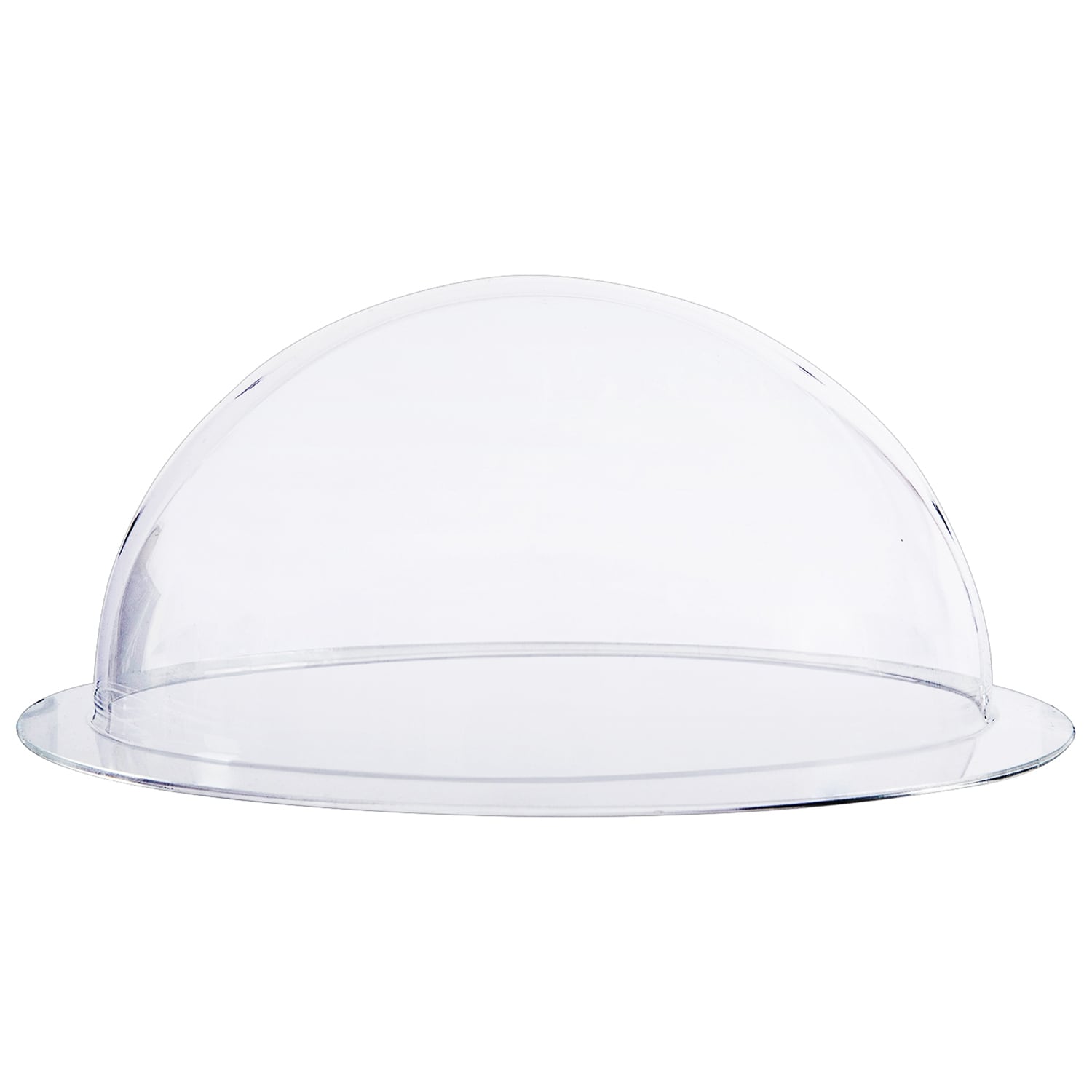 HMF 46740 Halbkugel aus Acryl mit Krempe, DIY Acrylhaube, &Oslash; 40 cm, Transparent - Bild 1