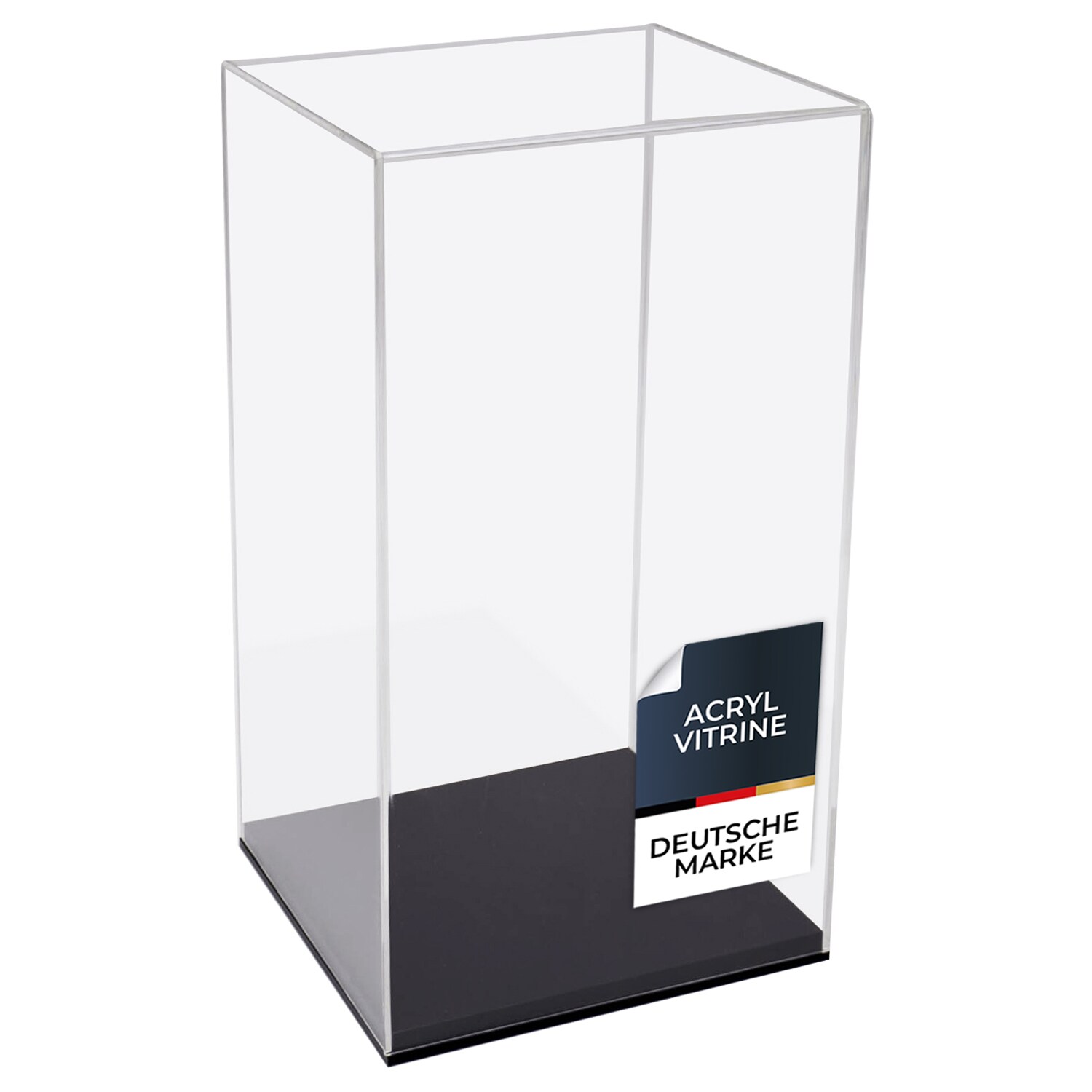 HMF 46812 Acryl Vitrine / Schaukasten f&uuml;r Modellautos, Figuren, 20 x 20 x 38 cm, Transparent - Bild 1