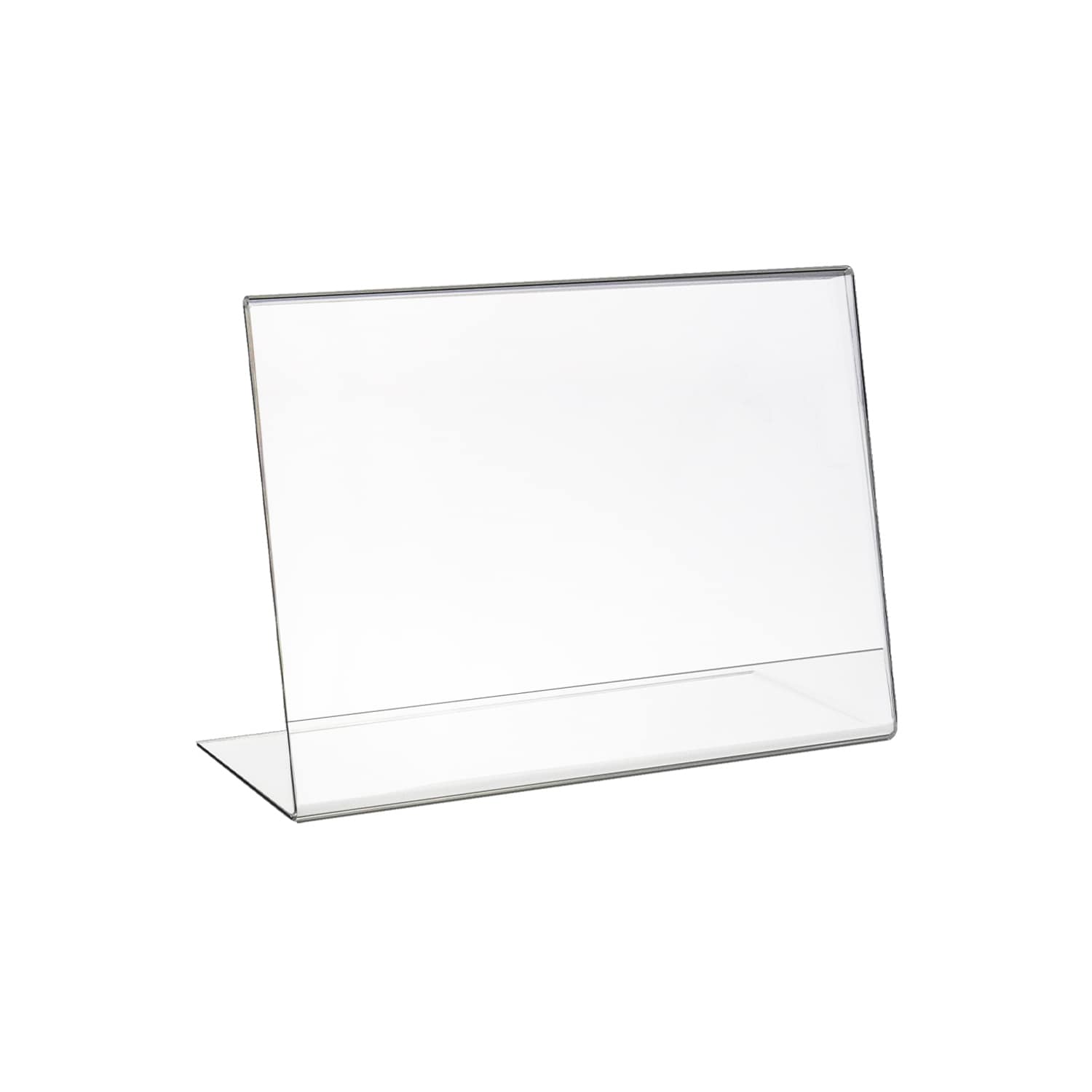 HMF 46933 Acryl Tischaufsteller schr&auml;g, DIN A5 Querformat, Glasklar - Bild 1