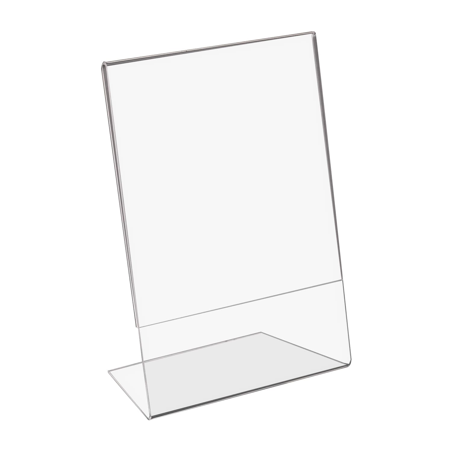 HMF 46953 Acryl Tischaufsteller schr&auml;g, DIN A5 Hoch- und Querformat, Glasklar - Bild 1