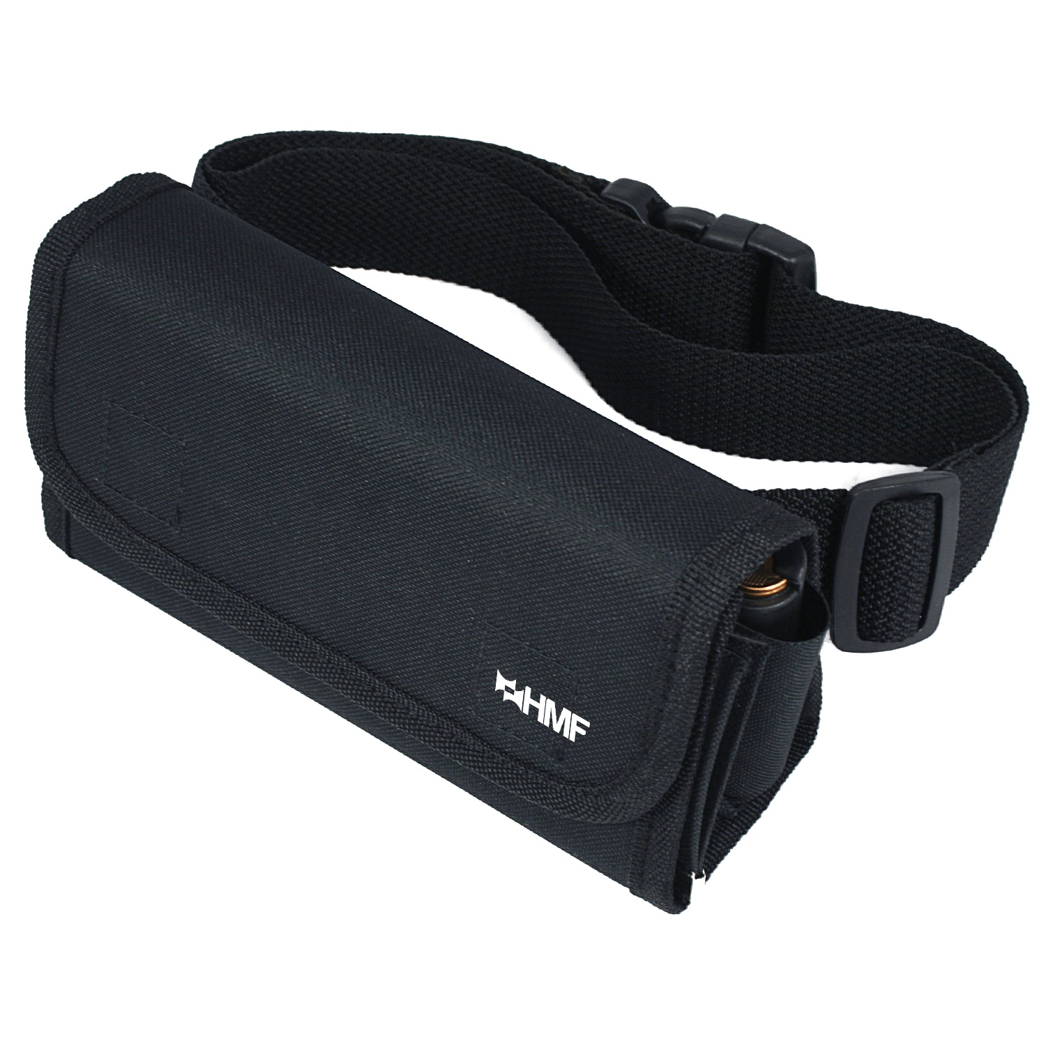 HMF Kellner Geldb&ouml;rse mit verstellbarem G&uuml;rtel, Kellnertasche mit Euro-Geldwechsler und Rei&szlig;verschlussfach, 20,5 x 10 x 6,5 cm, Schwarz - Bild 1