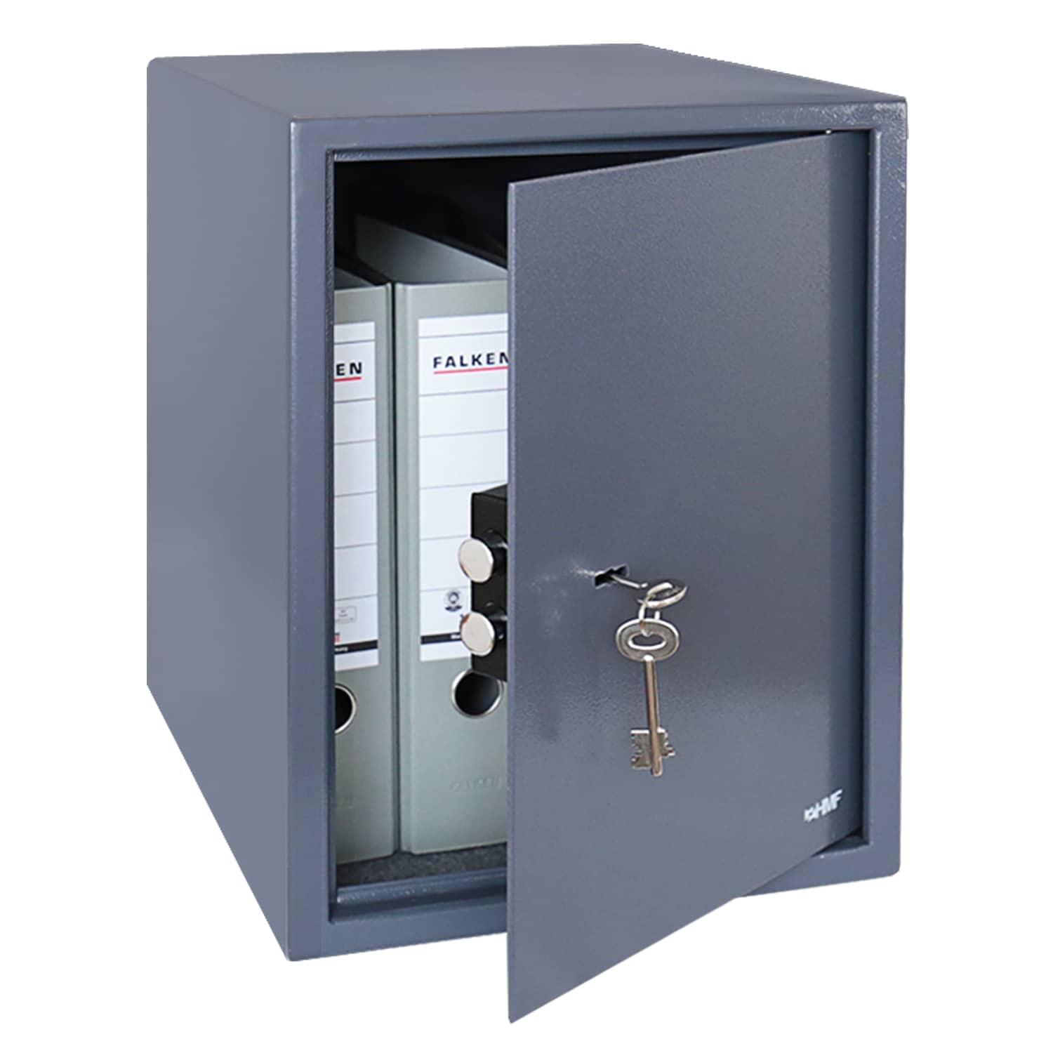 HMF 49208-11 Tresor mit Doppelbartschloss, M&ouml;beltresor, 36 x 48 x 37 cm, Anthrazit - Bild 1