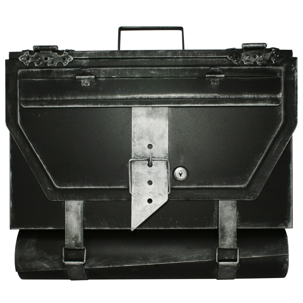 HMF 501 Briefkasten Aktentasche Antik 99, 25 x 40 x 8 cm, Silber - Bild 1