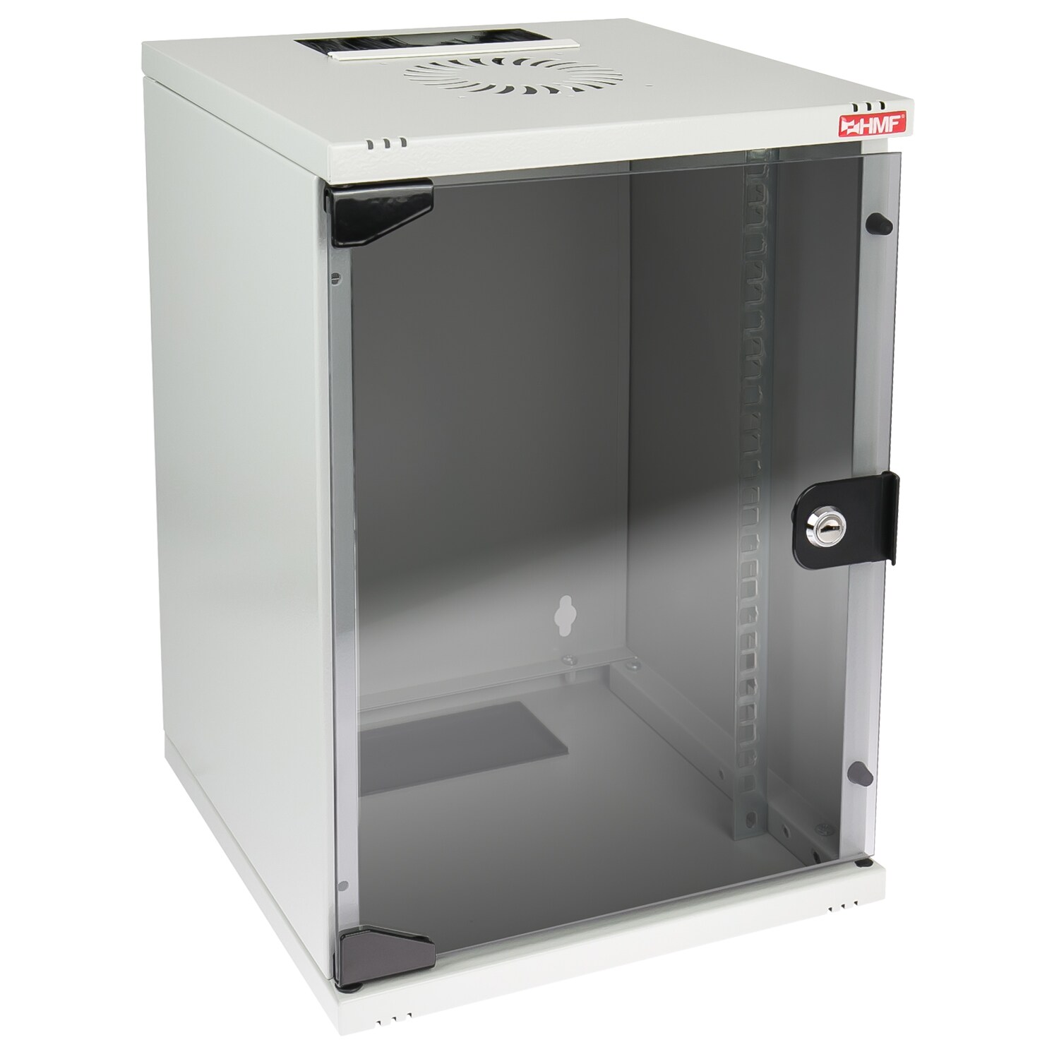 HMF Serverschrank 634 Netzwerkschrank 10″ 6HE 9HE 12HE Wandgehäuse 10 Zoll Rack | 04010537630973