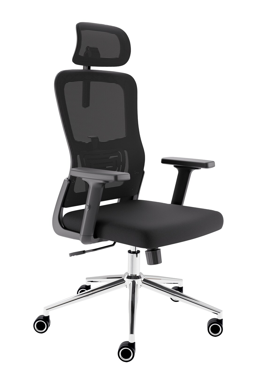CLOUVOU BrightSeat Bürostuhl Ergonomisch – Schwarz | 04262501570208