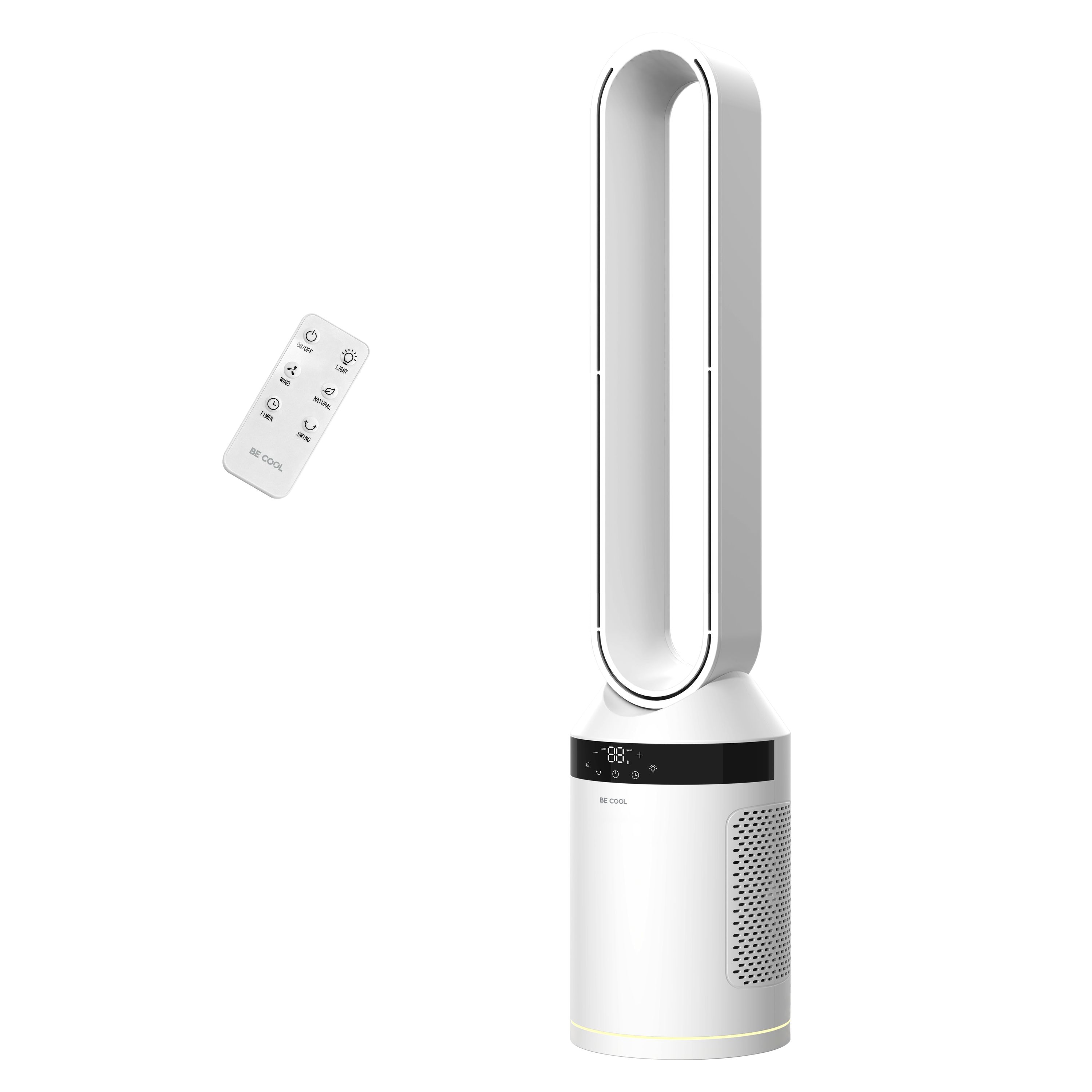 BE COOL Rotorloser Tumventilator 103cm BCBLLFAN2601 - Bild 1