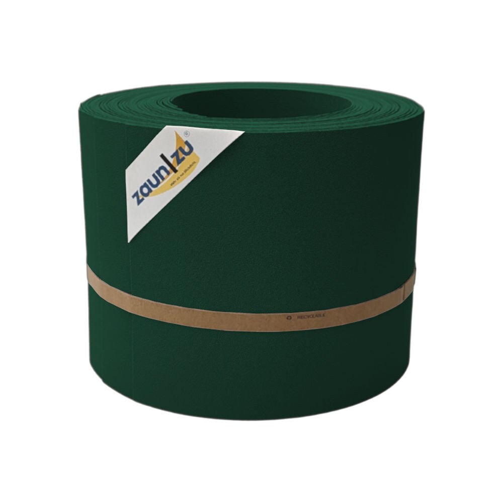 zaun zu® Sichtschutzstreifen PP Sichtschutzstreifen Doppelstabzaun Grün,10x 2,55m