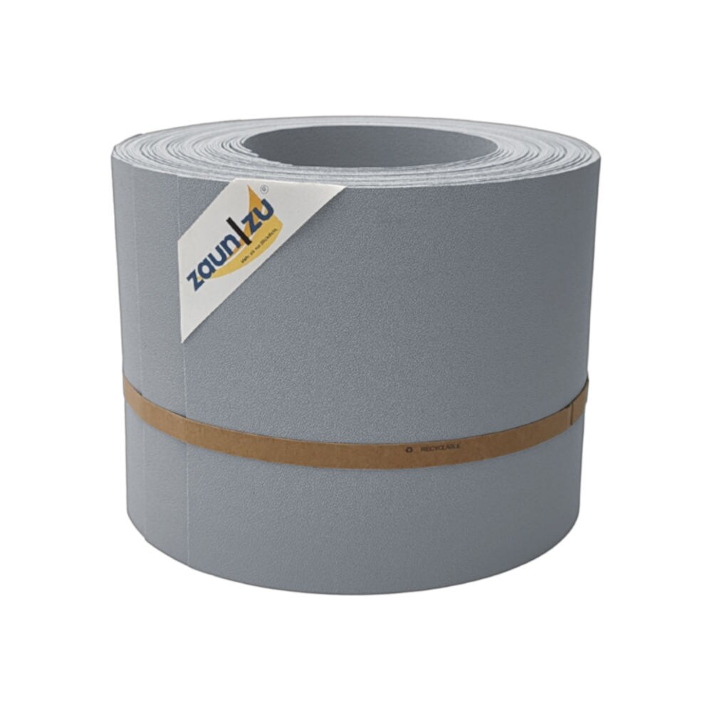 zaun|zu&reg; Sichtschutz PP Sichtschutzstreifen Doppelstabzaun Fenstergrau,10x 2,55m - Bild 1