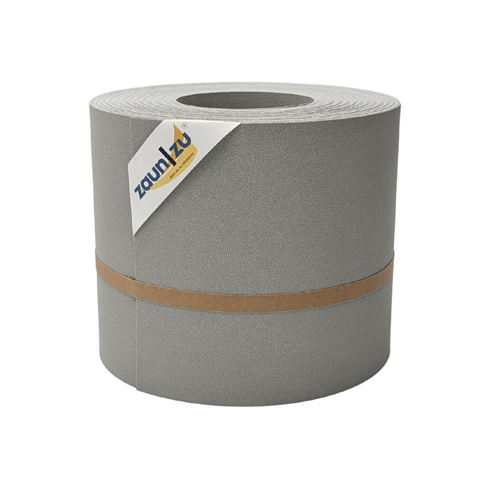 zaun|zu&reg; Sichtschutz Premium f&uuml;r Doppelstabmatten Zaunblende Steingrau, 26m - Bild 1