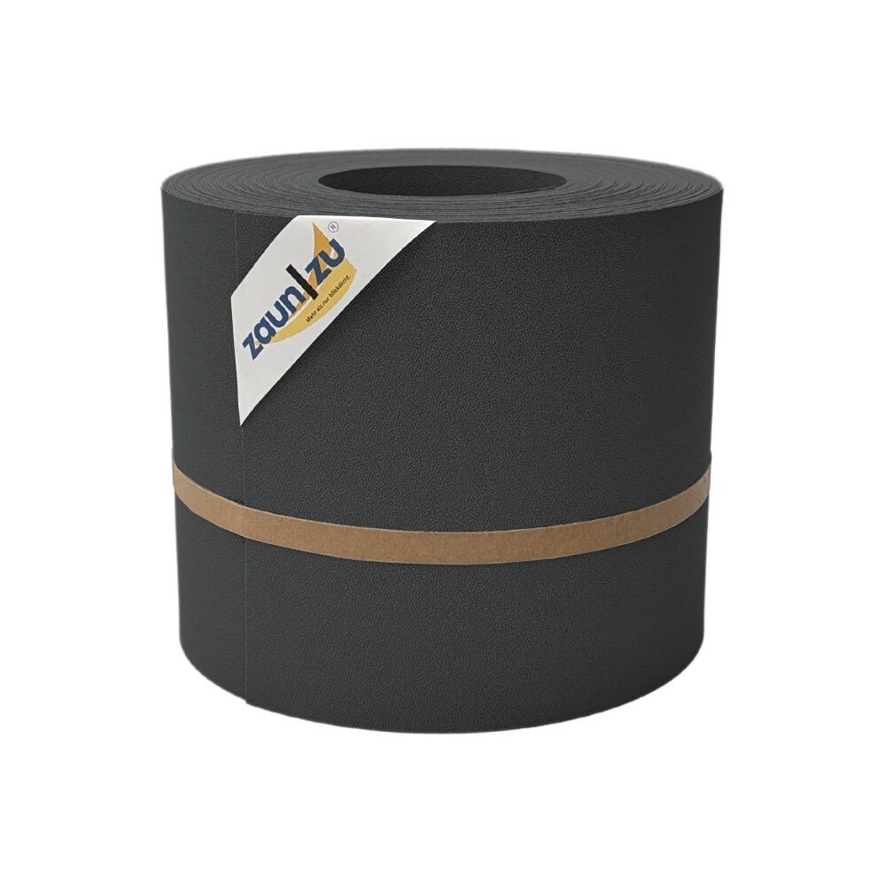 zaun zu® Sichtschutzstreifen Premium für Doppelstabmatten Zaunblende Anthrazit, 26m