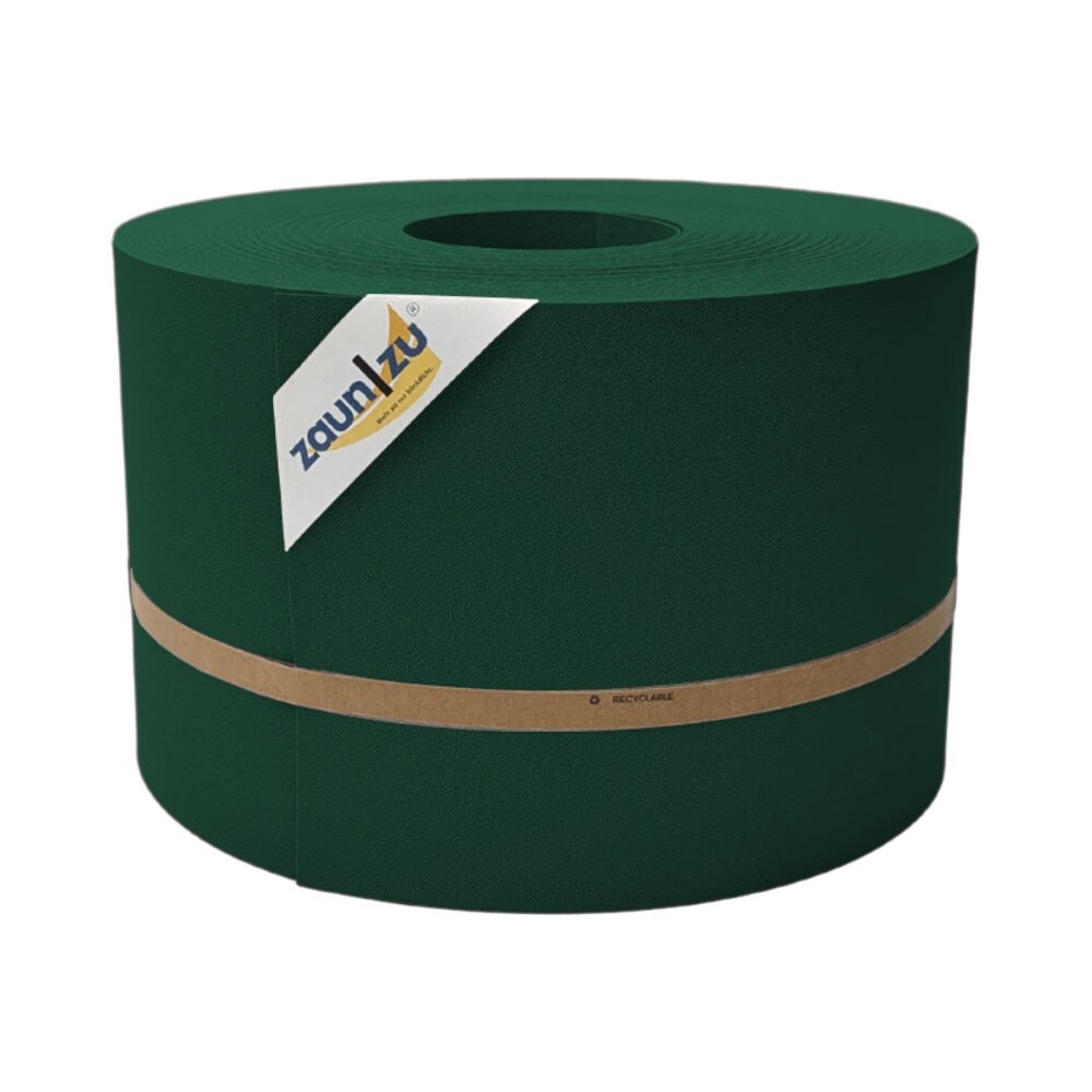 zaun zu® Sichtschutzstreifen Premium für Doppelstabmatten Zaunblende Grün, 50m