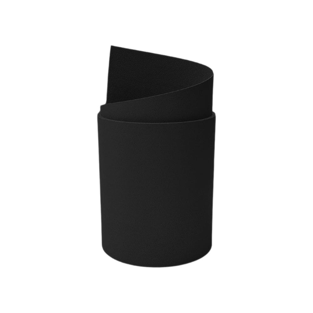 zaun|zu&reg; Sichtschutz Premium Einzelstreifen genarbte Lederstruktur Schwarz 2,55m - Bild 1