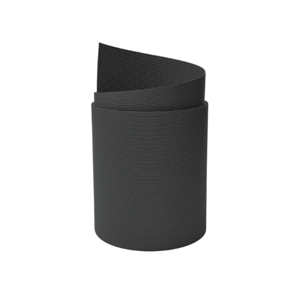 zaun|zu&reg; Sichtschutz Rille PP f&uuml;r Doppelstabmatten UV-best&auml;ndiger Sichtschutz Anthrazit 2,55m - Bild 1