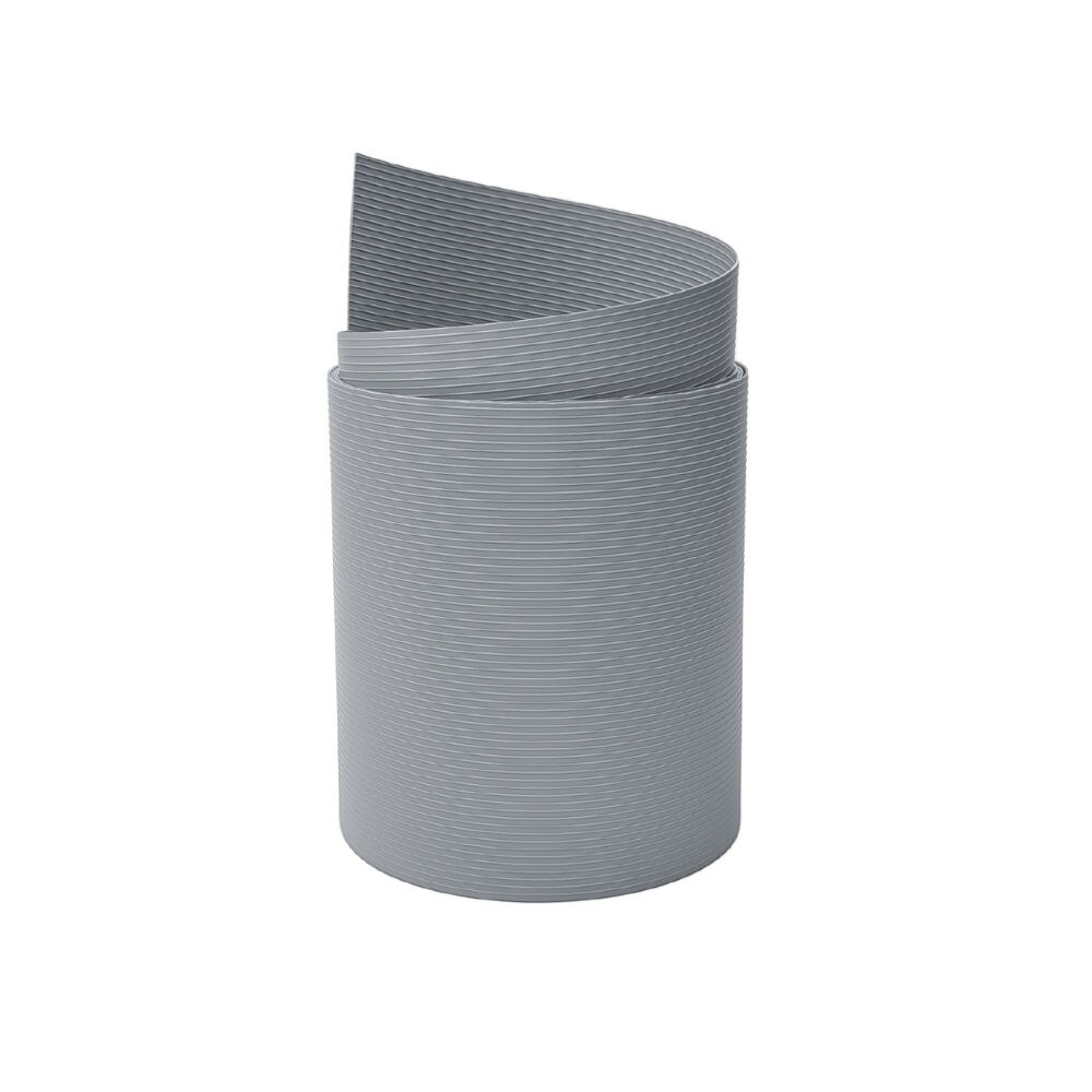 zaun|zu&reg; Sichtschutz Rille PP f&uuml;r Doppelstabmatten UV-best&auml;ndiger Sichtschutz Fenstergrau 2,55m - Bild 1