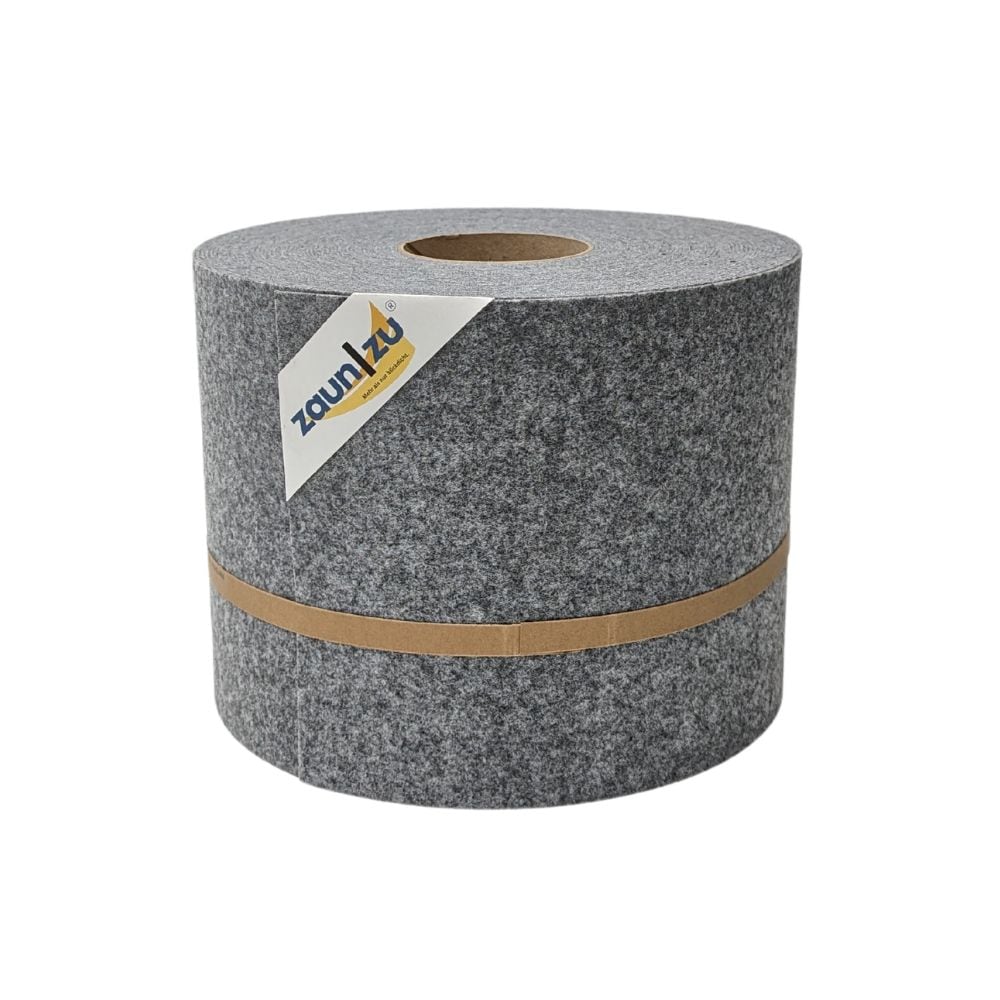 zaun|zu&reg; Sichtschutzstreifen Design Vlies f&uuml;r Doppelstabmatten Hellgrau 26m - Bild 1