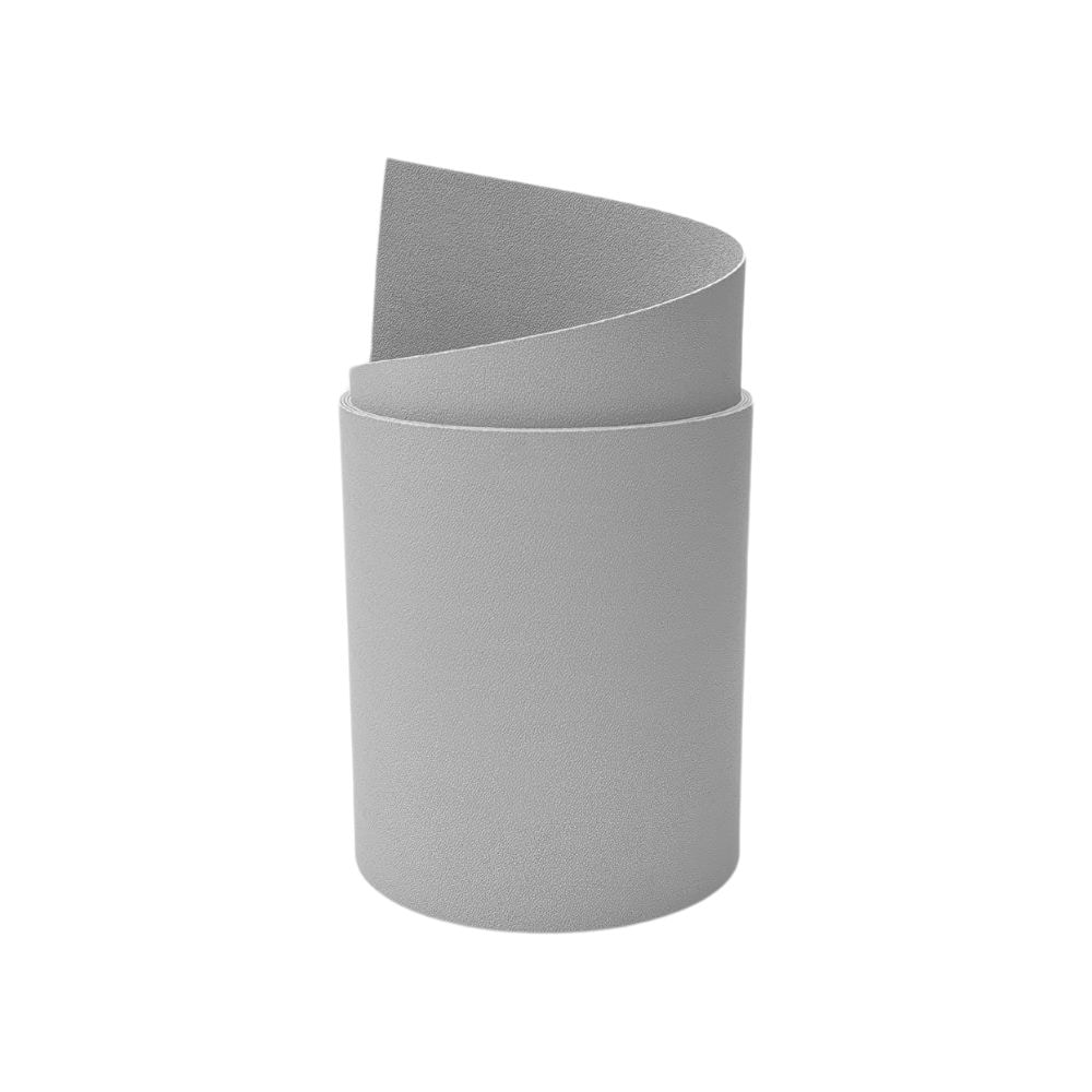 zaun|zu&reg; Sichtschutzstreifen Premium Einzelstreifen genarbte Lederstruktur Lichtgrau 2,55m - Bild 1