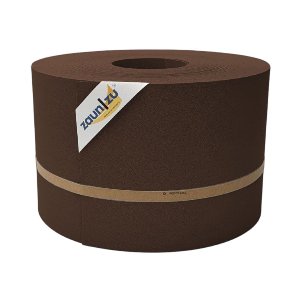zaun|zu&reg; Sichtschutzstreifen Premium f&uuml;r Doppelstabmatten Zaunblende Braun, 50m - Bild 1