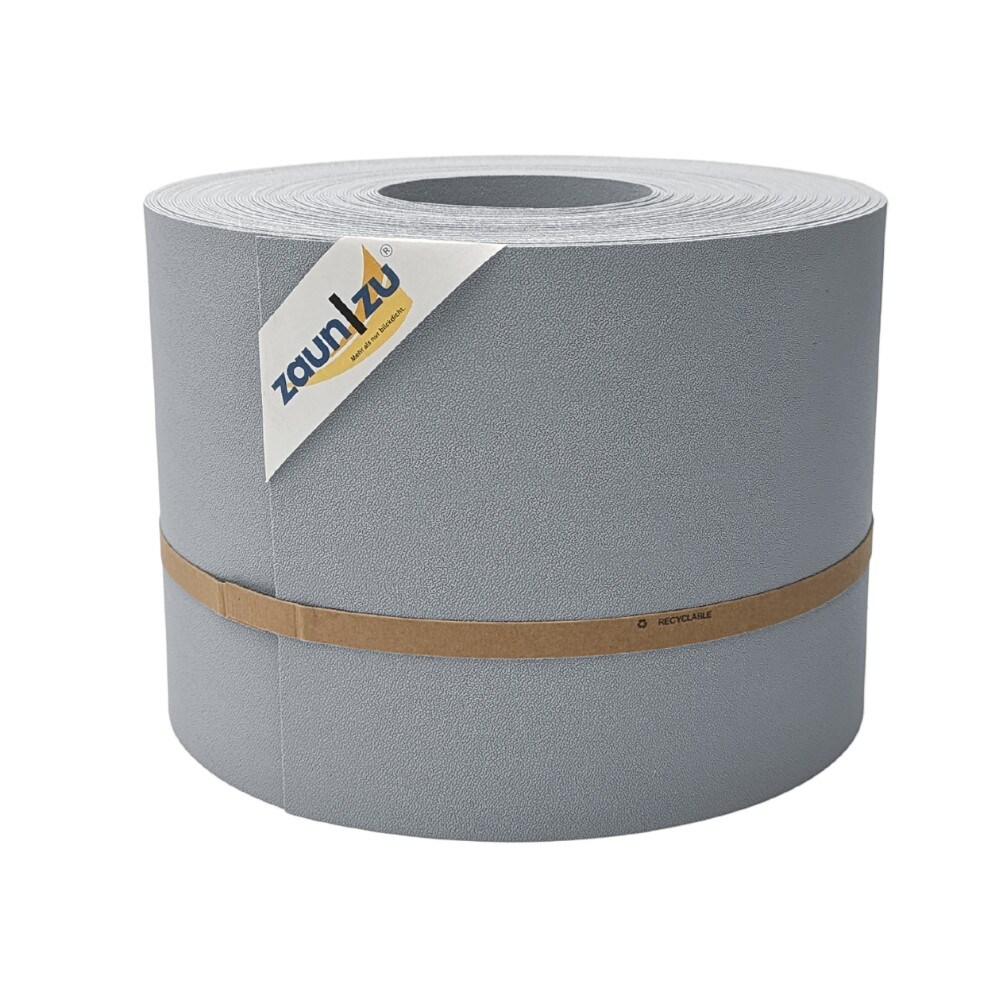 zaun|zu&reg; Sichtschutzstreifen PP f&uuml;r Doppelstabmatten Zaunblende Fenstergrau, 35m - Bild 1