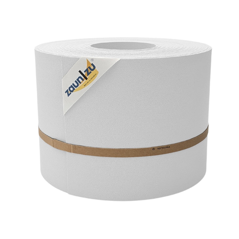 zaun|zu&reg; Sichtschutz PP f&uuml;r Doppelstabmatten Zaunblende Wei&szlig;, 35m - Bild 1