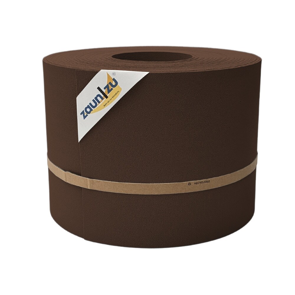 zaun|zu&reg; Sichtschutz PP f&uuml;r Doppelstabmatten Zaunblende Braun, 35m - Bild 1