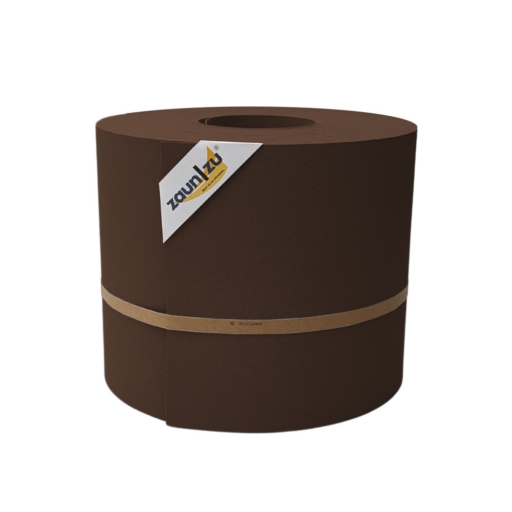 zaun|zu&reg; Sichtschutzstreifen Premium Maxi f&uuml;r Doppelstabmatten 24cm hoch Braun 50m - Bild 1