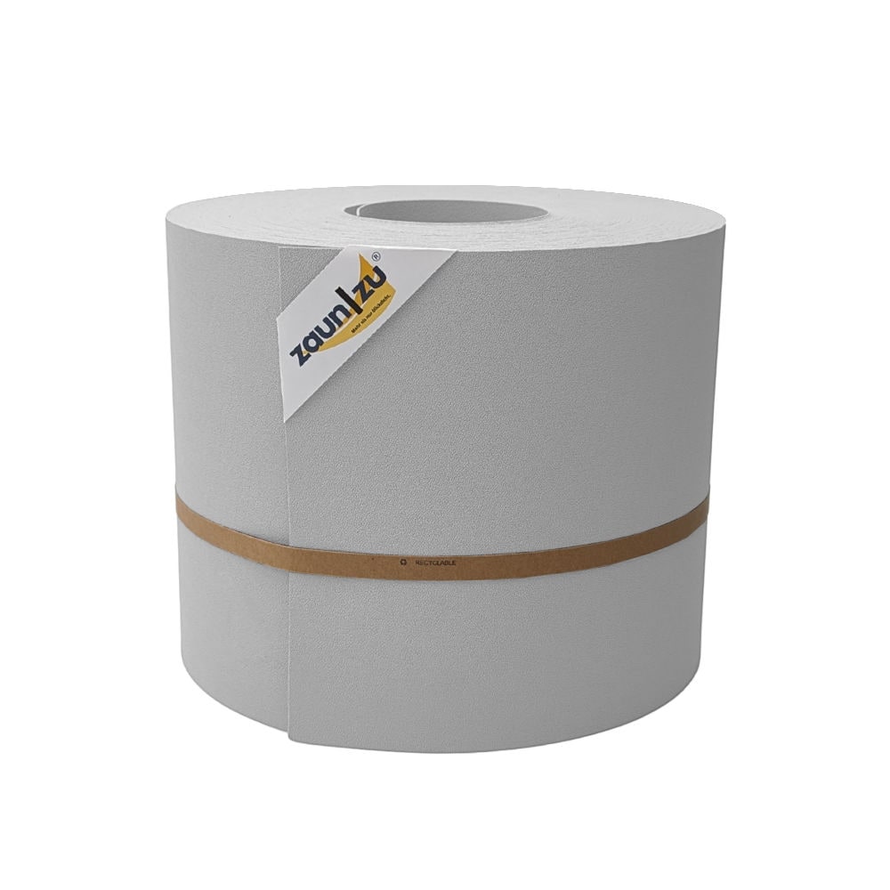 zaun|zu&reg; Sichtschutzstreifen Premium Maxi f&uuml;r Doppelstabmatten 24cm hoch Lichtgrau 50m - Bild 1