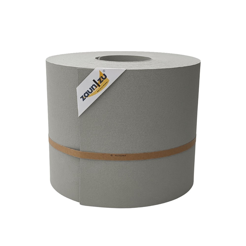 zaun|zu&reg; Sichtschutzstreifen Premium Maxi f&uuml;r Doppelstabmatten 24cm hoch Steingrau 50m - Bild 1