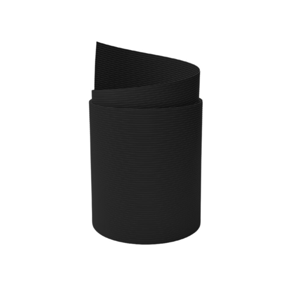 zaun|zu&reg; Sichtschutz Rille PP f&uuml;r Doppelstabmatten UV-best&auml;ndiger Sichtschutz Schwarz 2,55m - Bild 1