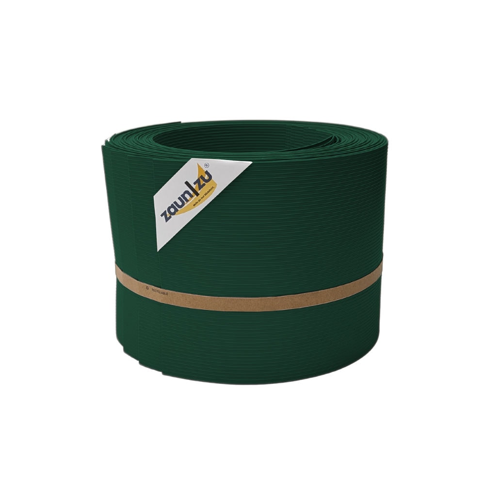 zaun|zu&reg; Sichtschutz Rille 10x Einzelstreifen 2,55m Sichtschutz Gr&uuml;n, 10 x 2,55m - Bild 1