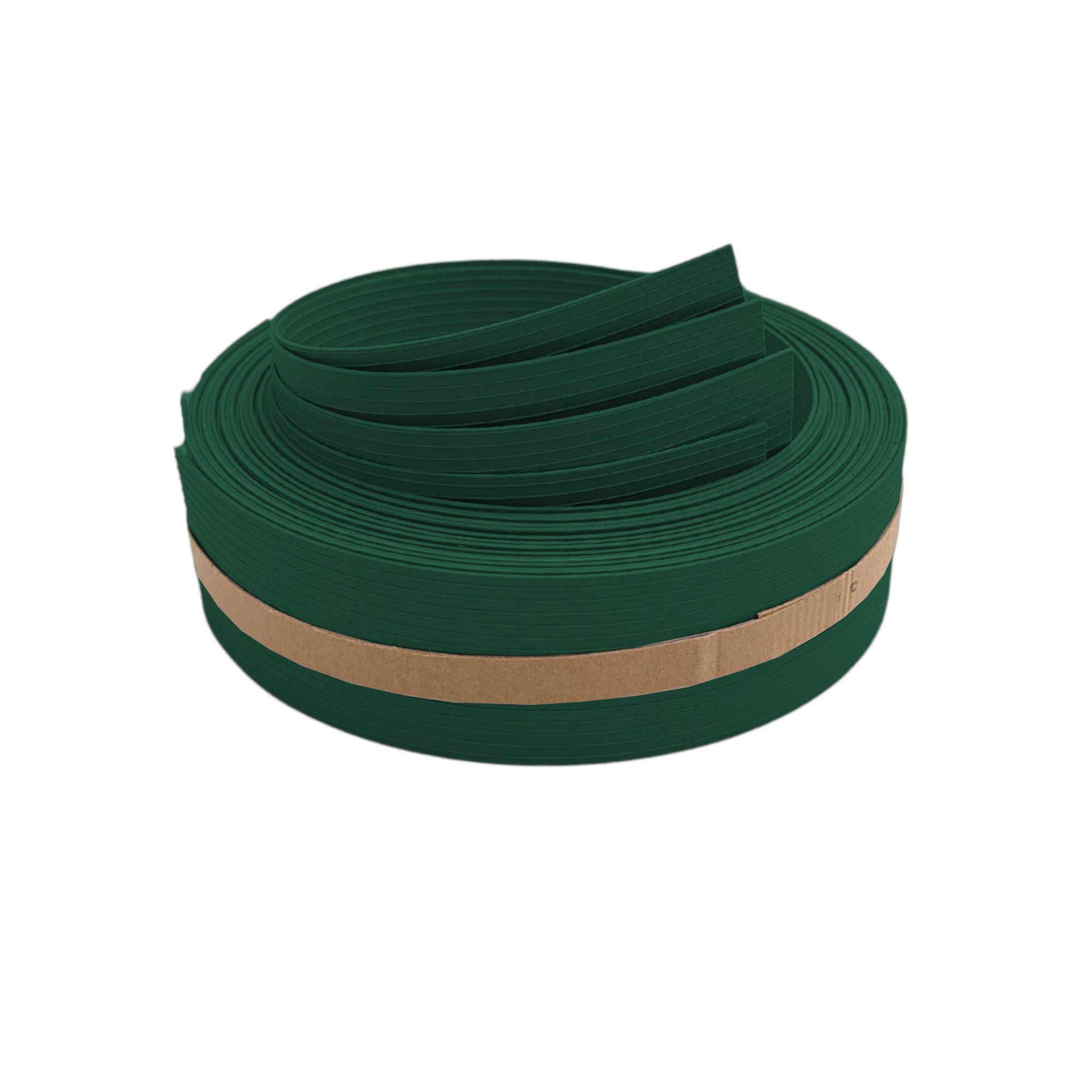 zaun|zu&reg; Sichtschutzstreifen RILLE VIERTEL Set Sichtschutz f&uuml;r Doppelstabz&auml;une Gr&uuml;n 2,55m - Bild 1