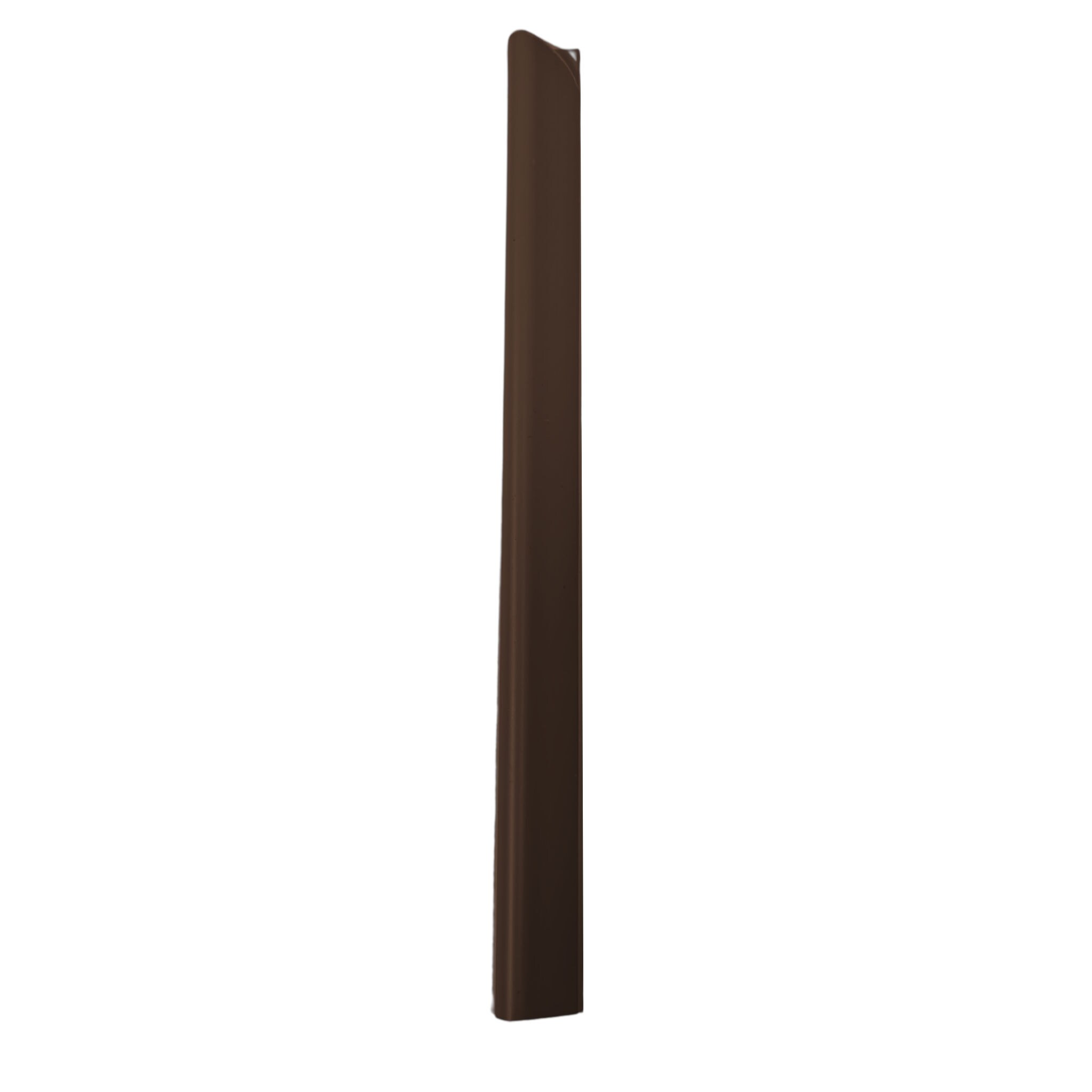 zaun|zu&reg; Schiene Klemmschiene f&uuml;r Zaunblende Braun 20er Pack - Bild 1