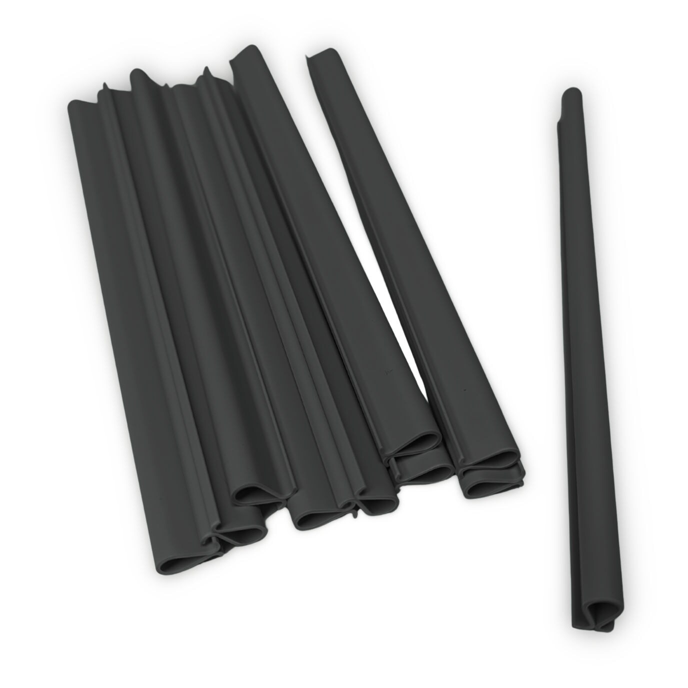 zaun|zu&reg; Schiene Klemmschiene OMEGA-Clip Anthrazit 20er Pack - Bild 1