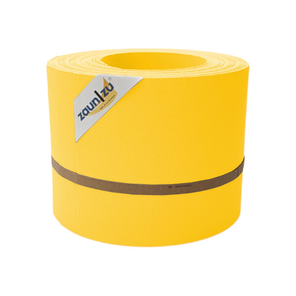 zaun zu® Sichtschutzstreifen PP Sichtschutzstreifen Doppelstabzaun Gelb,10x 2,55m
