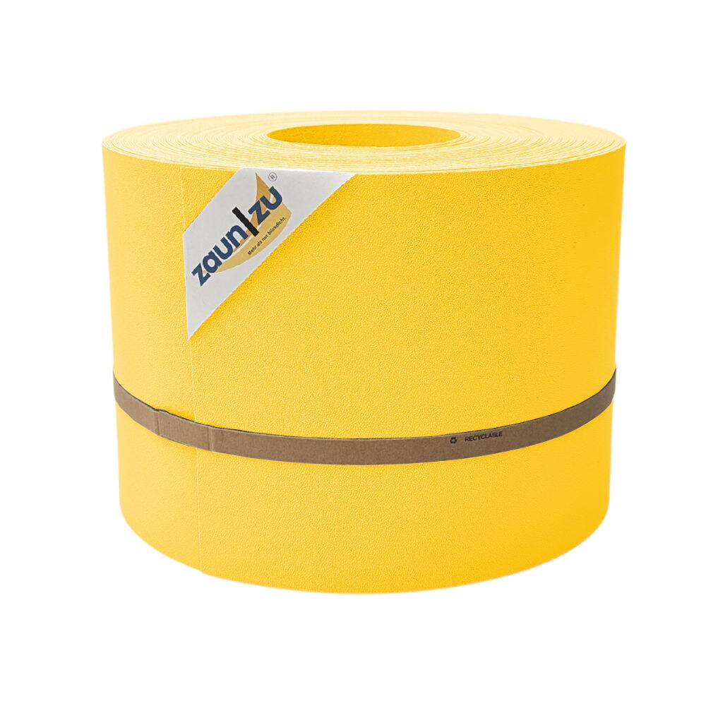 zaun|zu&reg; Sichtschutz PP f&uuml;r Doppelstabmatten Zaunblende Gelb, 35m - Bild 1