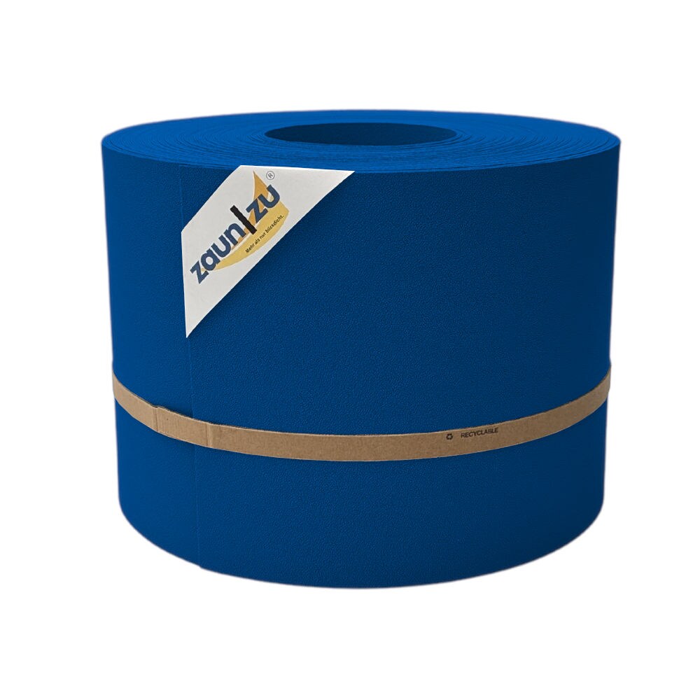 zaun zu® Sichtschutzstreifen PP für Doppelstabmatten Zaunblende Enzianblau, 35m