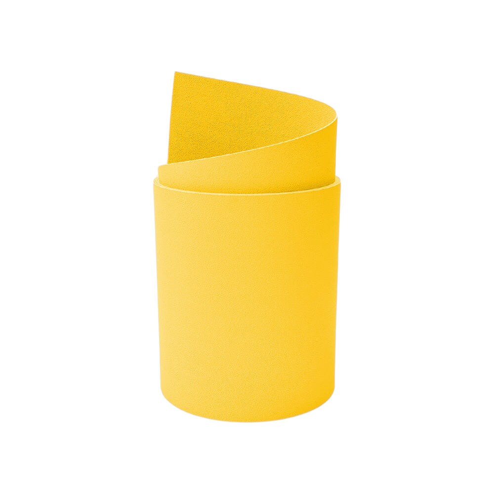 zaun|zu&reg; Sichtschutzstreifen Premium Einzelstreifen genarbte Lederstruktur Gelb 2,55m - Bild 1