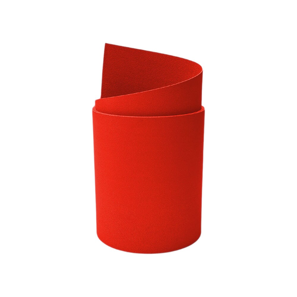 zaun|zu&reg; Sichtschutzstreifen Premium Einzelstreifen genarbte Lederstruktur Rot 2,55m - Bild 1