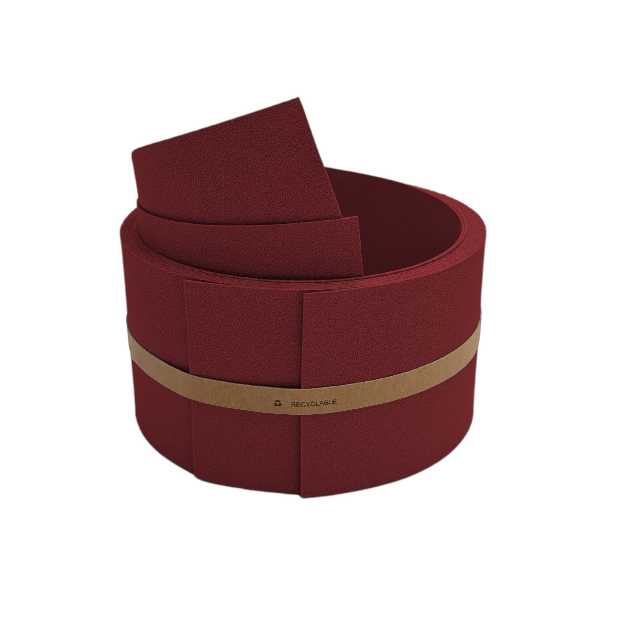 zaun|zu&reg; Sichtschutzstreifen Premium Halbe Set Einzelstreifen Bordeauxrot 2,55m - Bild 1