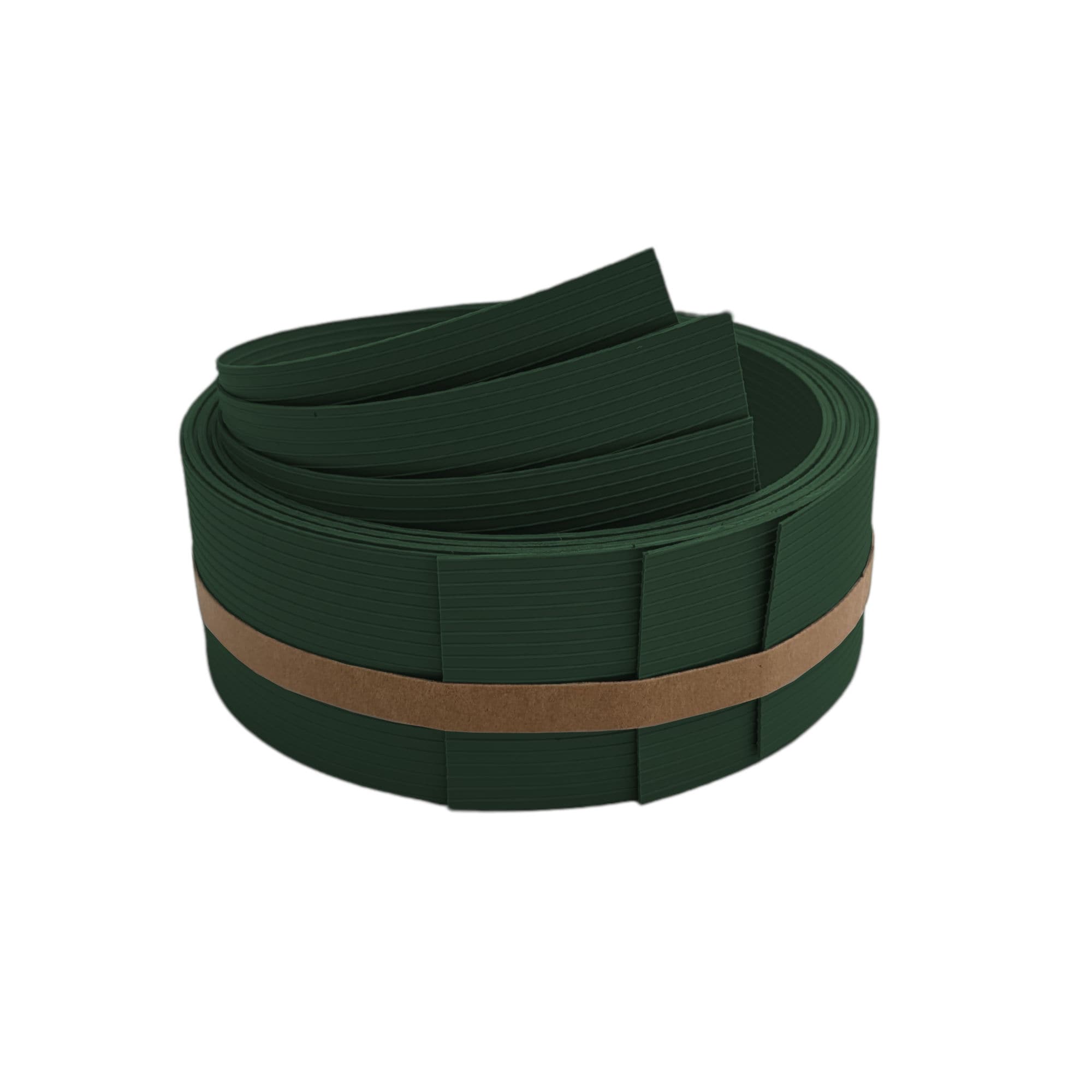 zaun|zu&reg; Sichtschutzstreifen RILLE DRITTEL Set f&uuml;r Doppelstabzaun Tannengr&uuml;n 2,55m - Bild 1