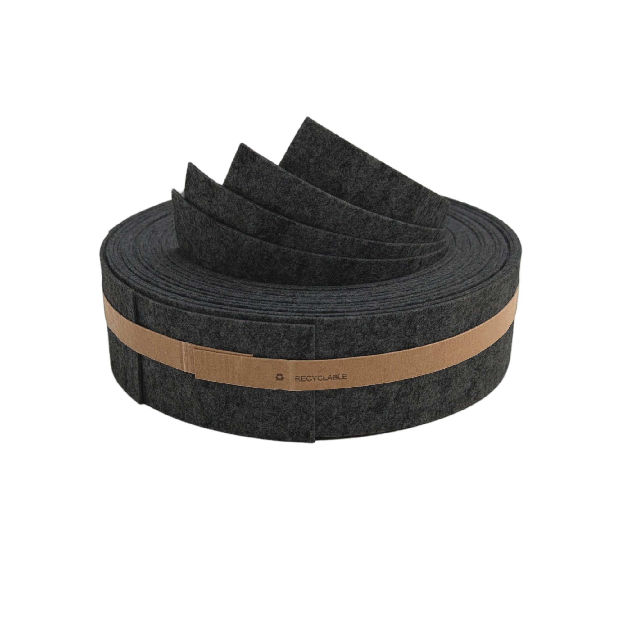 zaun|zu&reg; Sichtschutz 4x zaunzu Design Vlies VIERTEL Anthrazit 2,55m - Bild 1