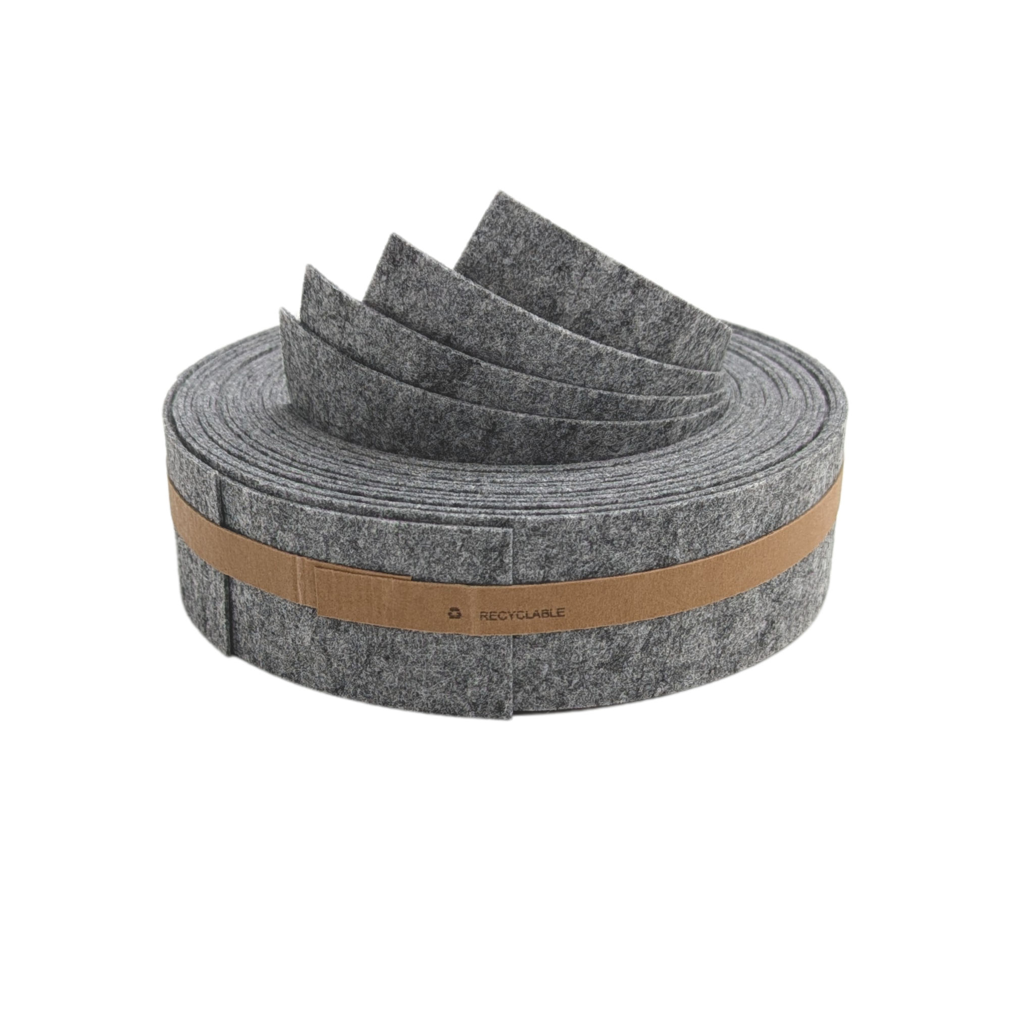 zaun|zu&reg; Sichtschutz 4x zaunzu Design Vlies VIERTEL Hellgrau - Bild 1