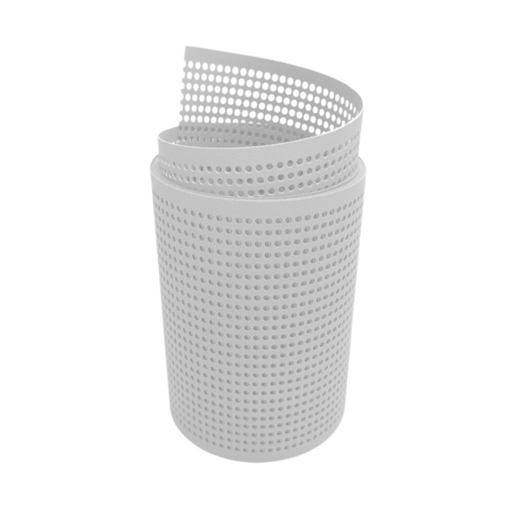 zaun|zu&reg; Sichtschutzstreifen PP Premium Gelocht 30 Prozent Streifen Wei&szlig; 2,55m - Bild 1