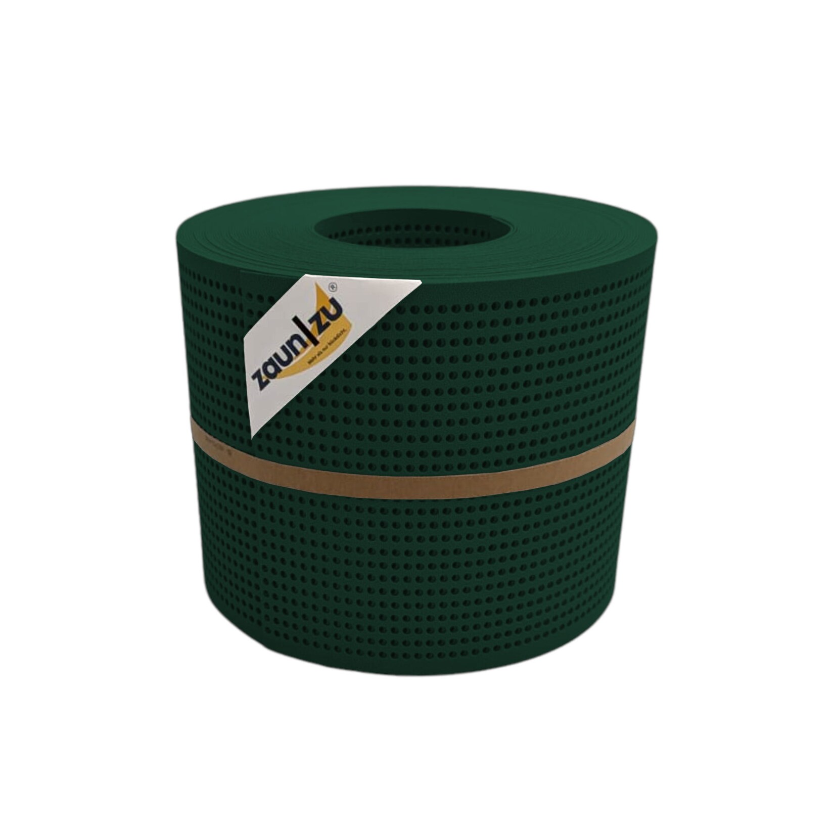 zaun zu® Sichtschutzstreifen PP Premium Gelocht 30 Prozent Streifen Grün 26m